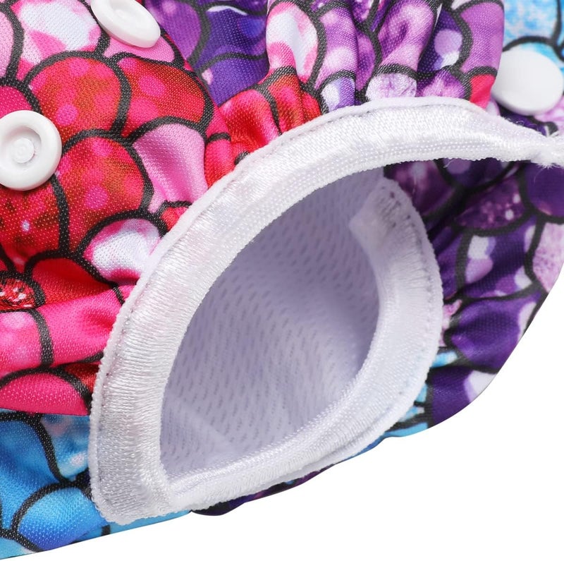 storeofbaby Reusable Swim Diapers Covers Waterproof Swimming Pants for 8-36lbs Unisex Baby Pack of 2 - Image 4